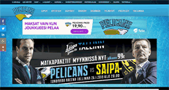 Desktop Screenshot of pelicans.fi